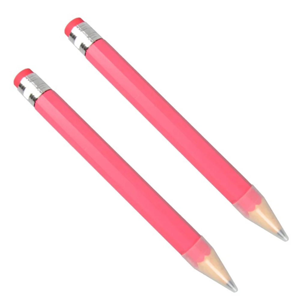 

Toyvian Big Pencils Pink Blue Red Green Orange Giant Wooden Pencil Large Drawing Writing Painting Mark Pencils Pink