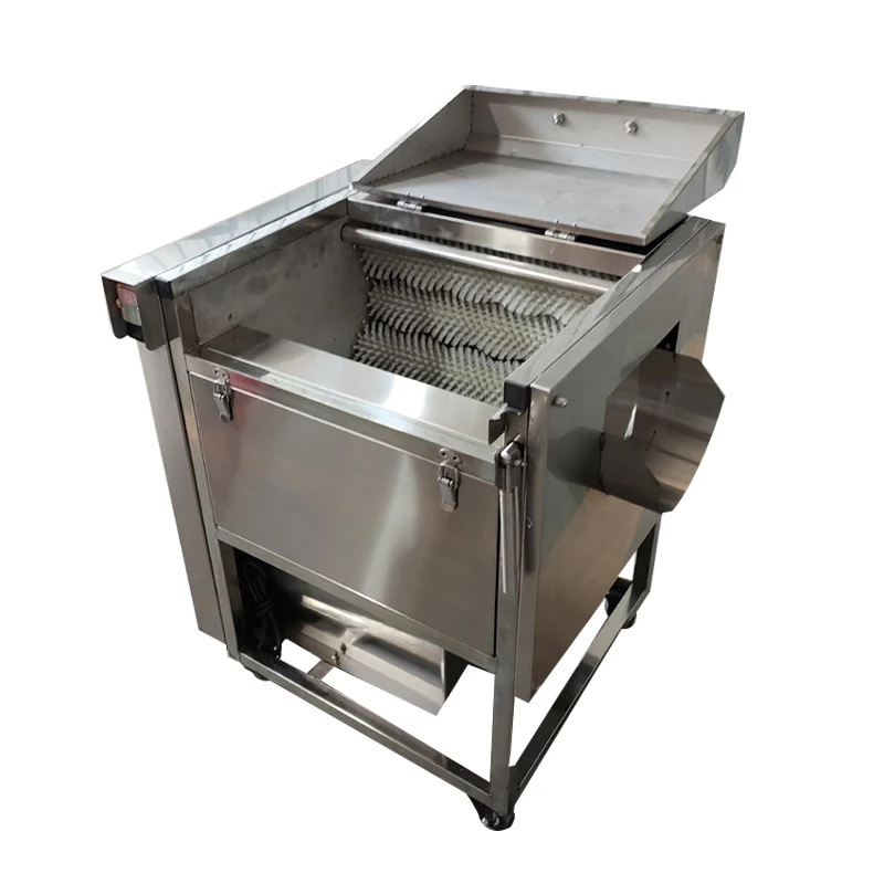 

Potato Peeling Machine Commercial Cleaning Ginger Sweet Potato Taro Lotus Root Automatic Stainless Steel Brush Peeling Machine