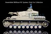 1/16 Heng Long Plastic German IV F Static Tank Model 3858 without Gearbox Radio Toys Gift 5