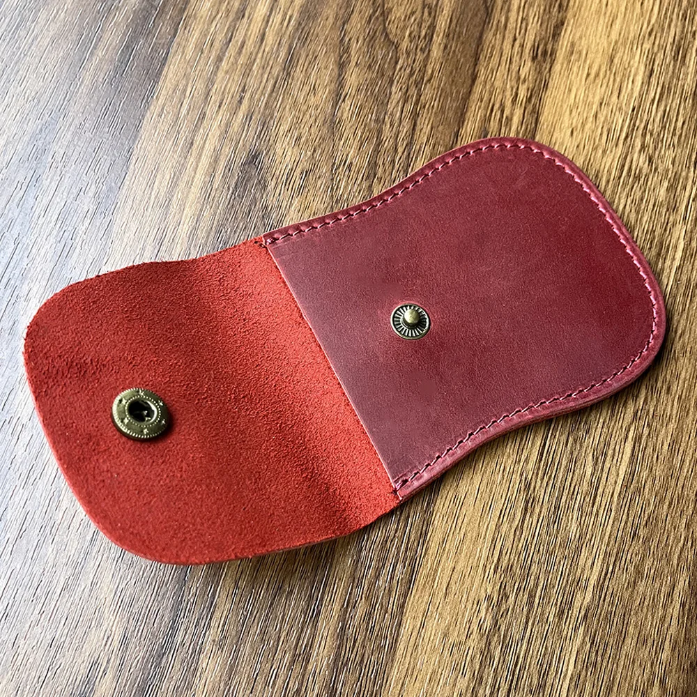 Handmade Men Coin Purse Cowhide Coin Card Purse Retro Change Wallet Mini Bag coin purse coin wallet