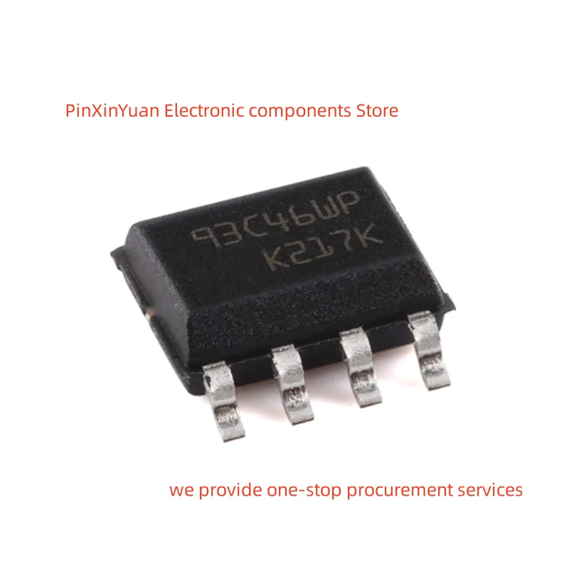 Lot De 2 Circuits Intégrés (CI) M93C46-WBN6 - Mémoire EEPROM 1Kbit, ST, Neuf