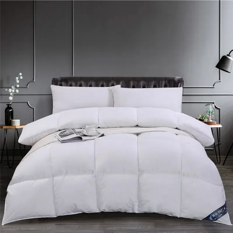

All Season Down Alternative Comforter Hotel Luxury Quilted Duvet Insert Cooling Washable Hypoallergenic Reversible Quilt - Queen