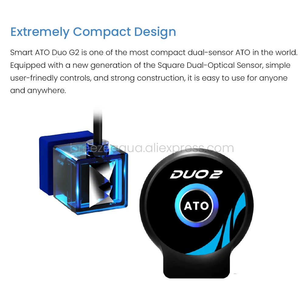 Fish Tank Water Filler AUTOAQUA Smart ATO Duo G2 SATO-286P 110-220V Aquarium Fish Tank Auto Top Off System Water Filler Refiller Level Controller