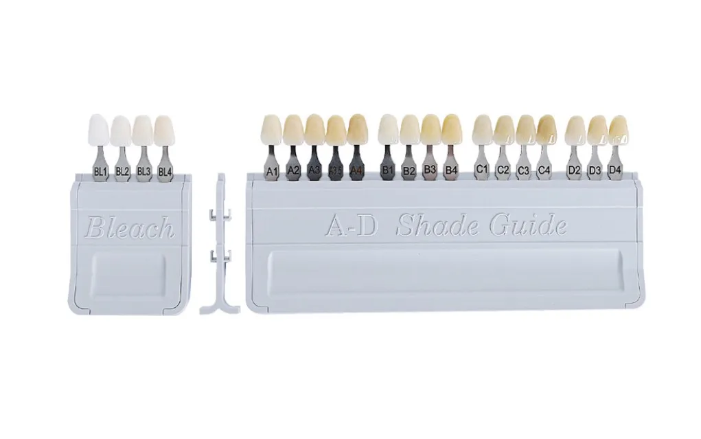 Dental Porcelain Teeth 3D Color Board Ivoclar Vivadent IPS 20 colors Shade Guide Tooth Whitening Easy Clean Porcelain Material