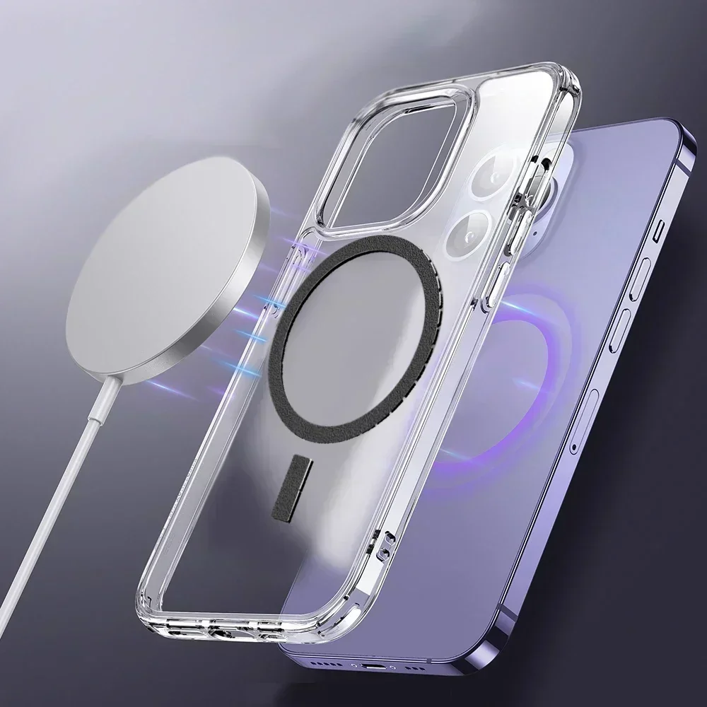 10/8/6/1PCS Strong Magnetic Ring Wireless Charging Magnet Circle Sticker Metal Magnet Plate Sheet for Magsafe IPhone 15 14 13 4