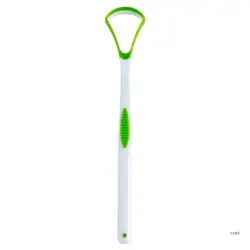 Oral Care Tongue Cleaner for Fresh Breath - Eliminates Bad Breath Quickly (Green)