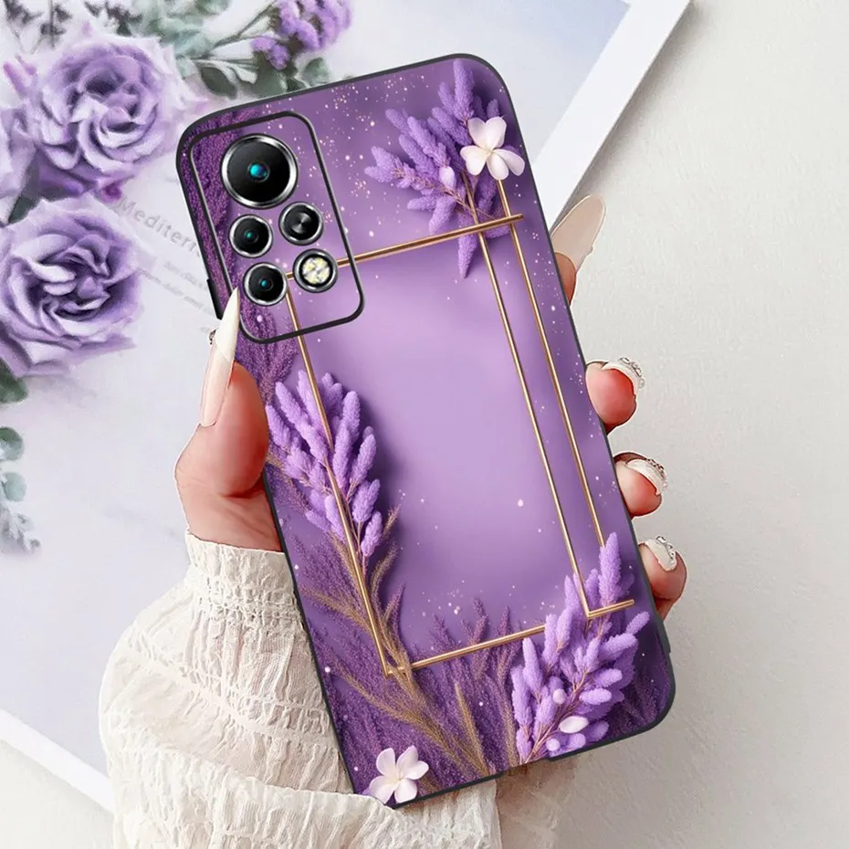 Sleek Black Silicone Soft Back Phone Case - New Design