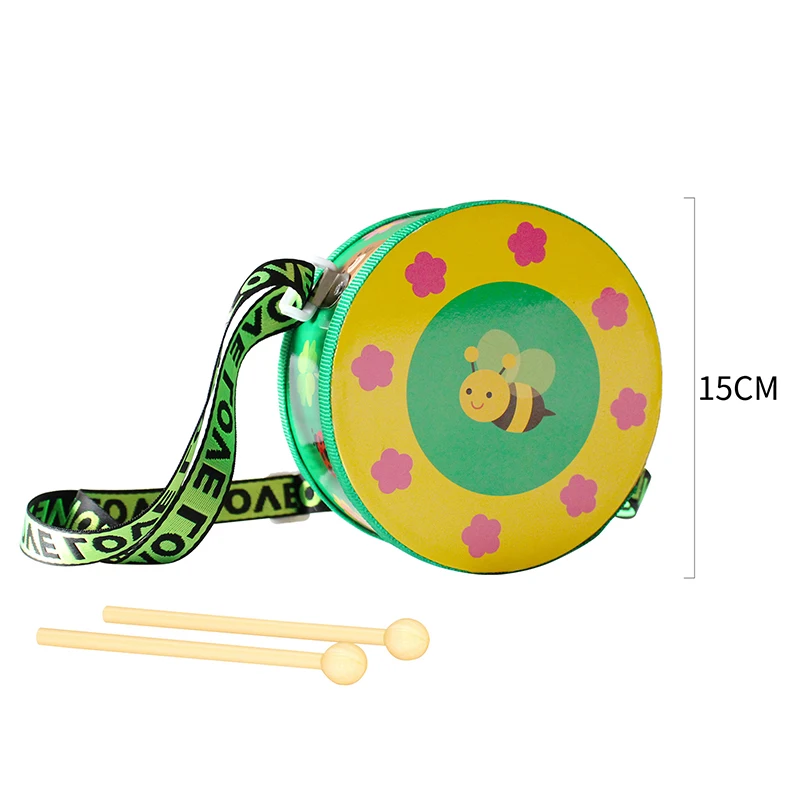 Children's Wood Drum Early Educational Percussion Musical Instrument For Children Beat Instrument Hand Drum Toys