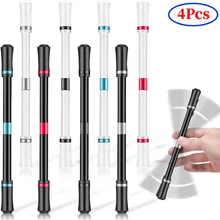 

4PCS Spinning Pens Flying Gaming Rotating Pen Spinning for Kids Teens Office Students Relieve Stress, Black and White