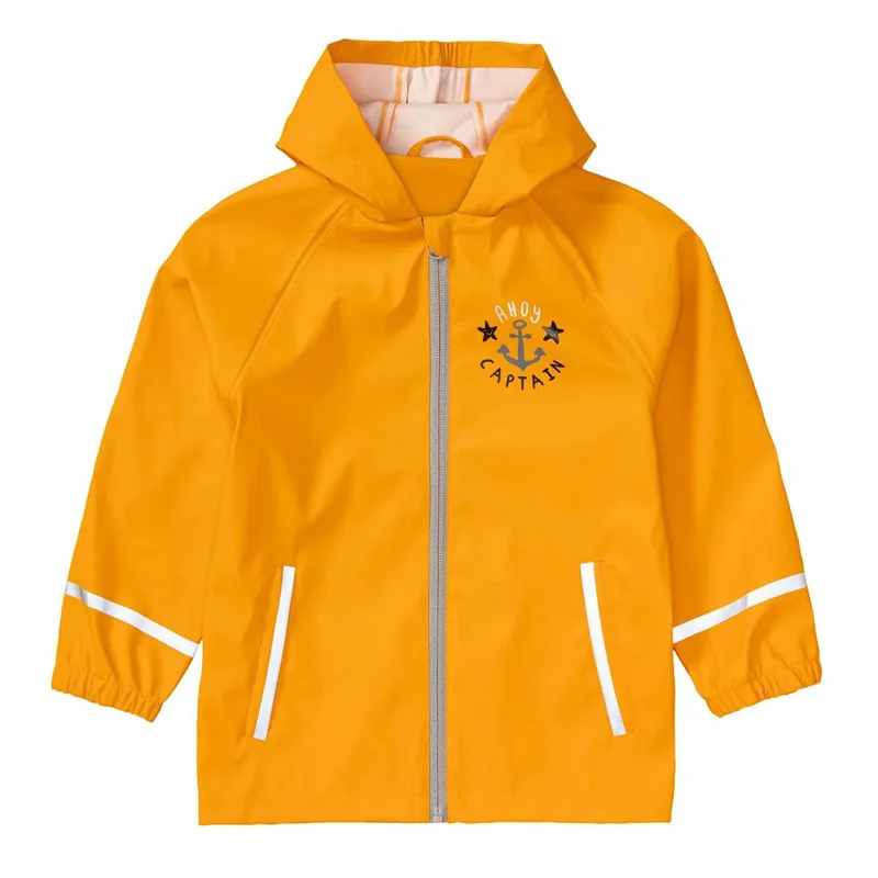 Hooded Waterproof Jacket Boy Sports Girls Raincoat Outdoor Kids Windbreaker Beach Children Outerwear Winter Baby Rain Coat