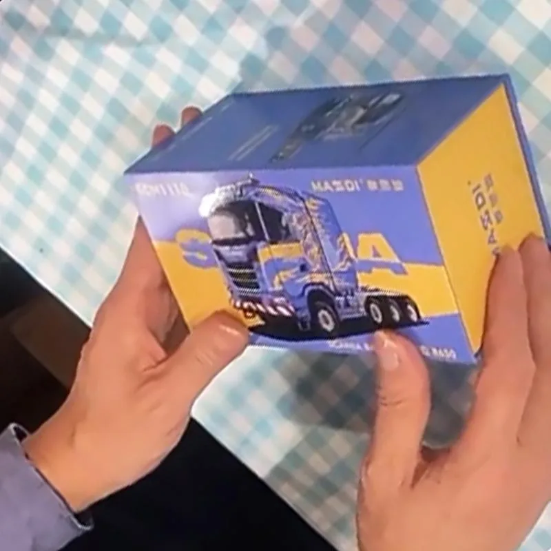 Massdi 合金車モデル 1:64 R650 スカニア トラック トレーラー