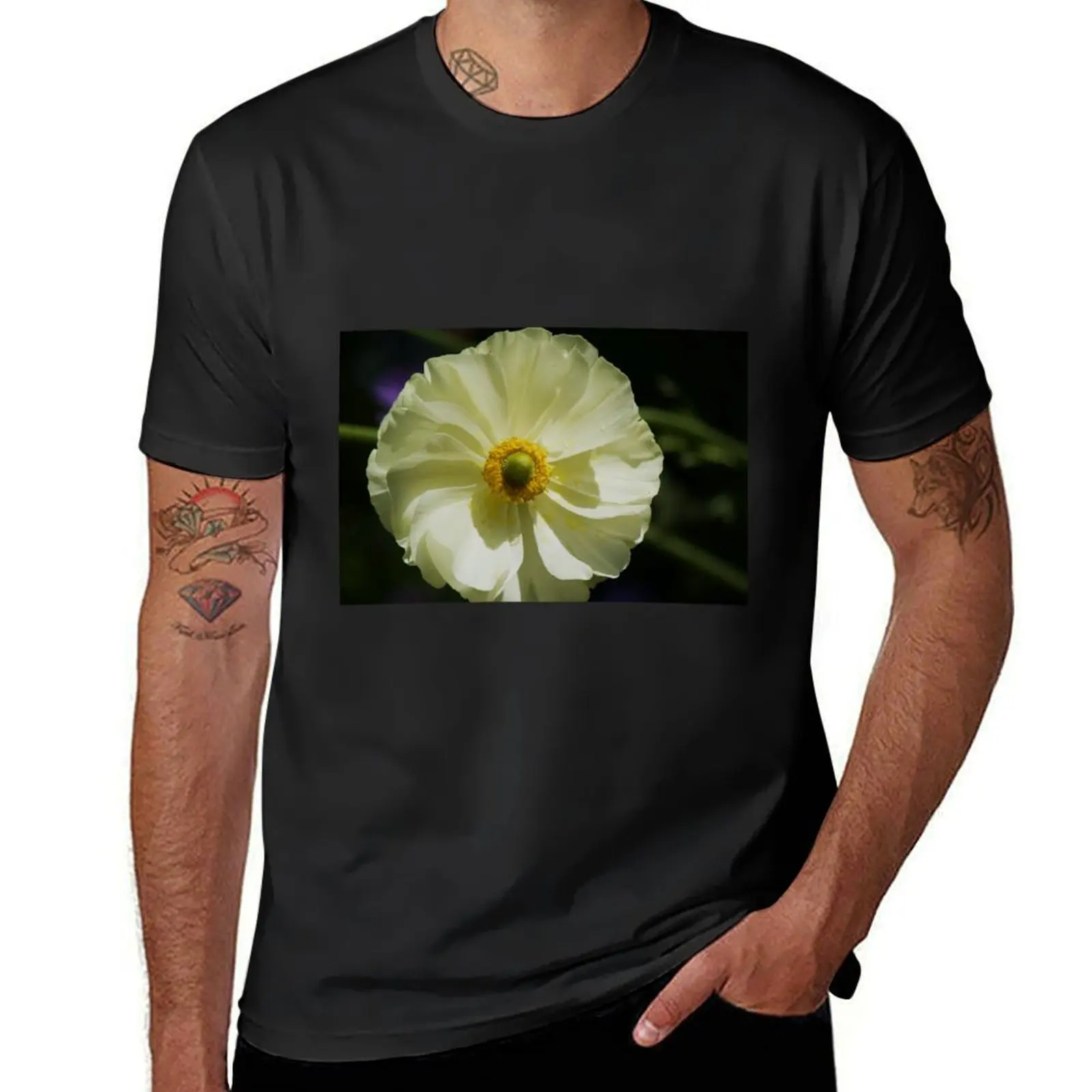 

Ranunculis T-shirt Aesthetic clothing plus size tops t shirts for men cotton