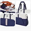 Wilson 2023 Navy 4-6pcs Tennis Racket Bag Super Tour Nylon Large Tennis Bag for 5 Racquets With Two Compartment 5