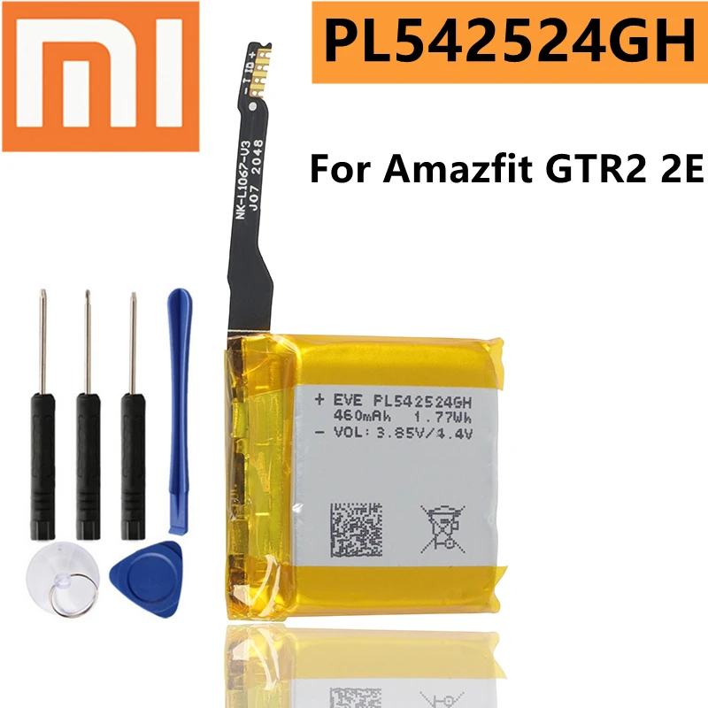 PL542524GH Original Battery For Amazfit GTR2 2E Smart Watch Battery PL542524GH PL542524 Battery best battery iphone