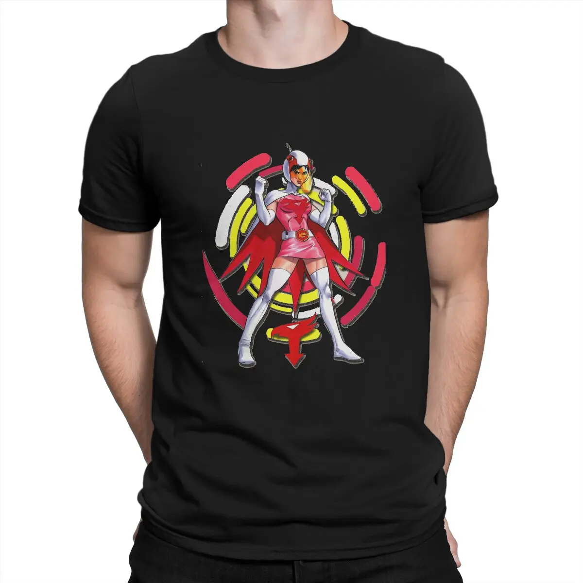Princess Hero Kagaku Ninja-Tai Gatchaman T Shirt Fashion Girocollo Tshirt Harajuku Streetwear
