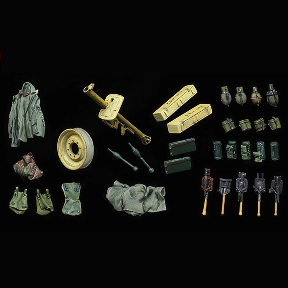 1/35 Accesorios para Sd.Kfz. 251, soldado con figura modelo de resina, temas militares, kit sin montar y sin pintar