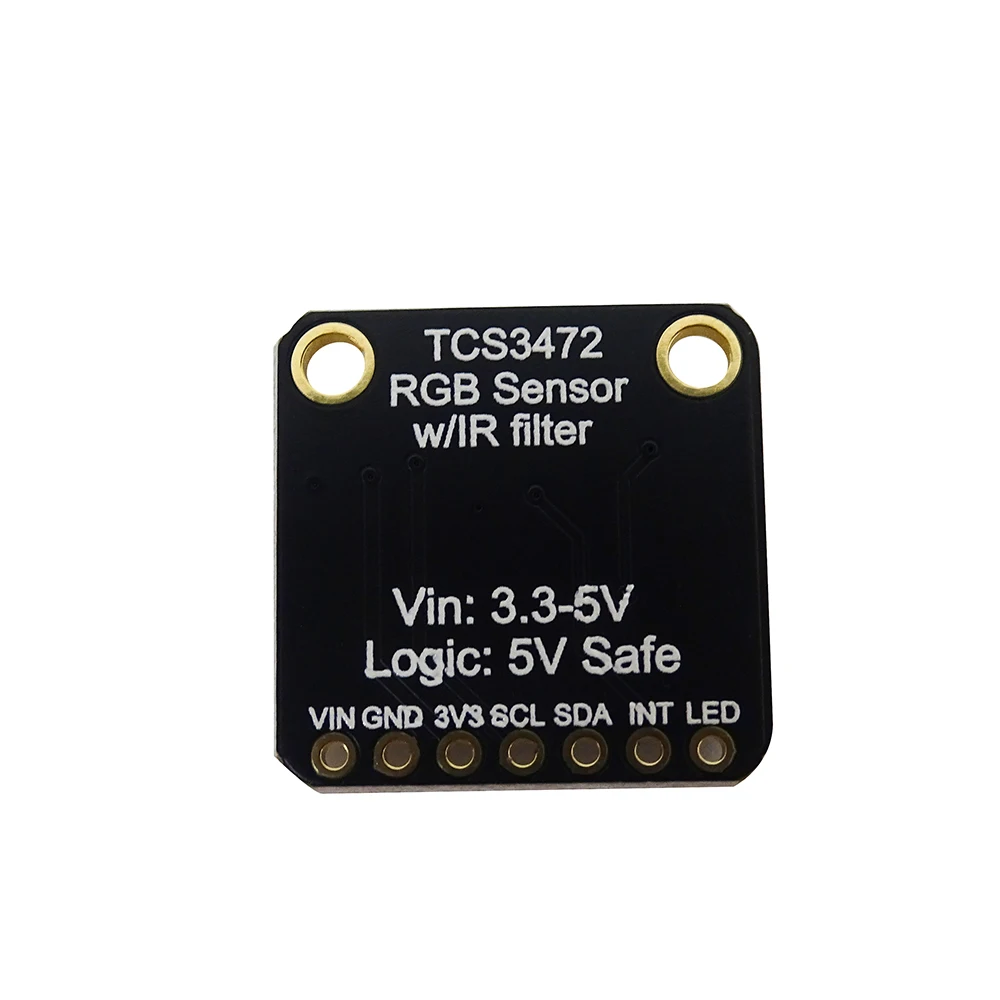 Waveshare TCS34725 Color Sensor Module - I2C Interface, RGBC 16-bit, 3.3V/5V Compatible
