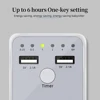Intelligent Programmable Countdown Timer Socket Electrical 6HR Socket for USB Interface Switch with EU US UK FR Plug 3