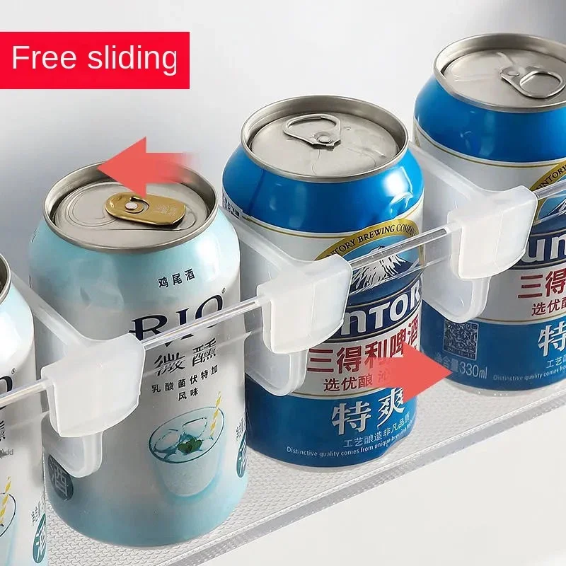 Kitchen Items Separate Storage Bathroom Accessories Kitchenware Shelf Partition Plastic Home Refrigerator Organizer Adjustable