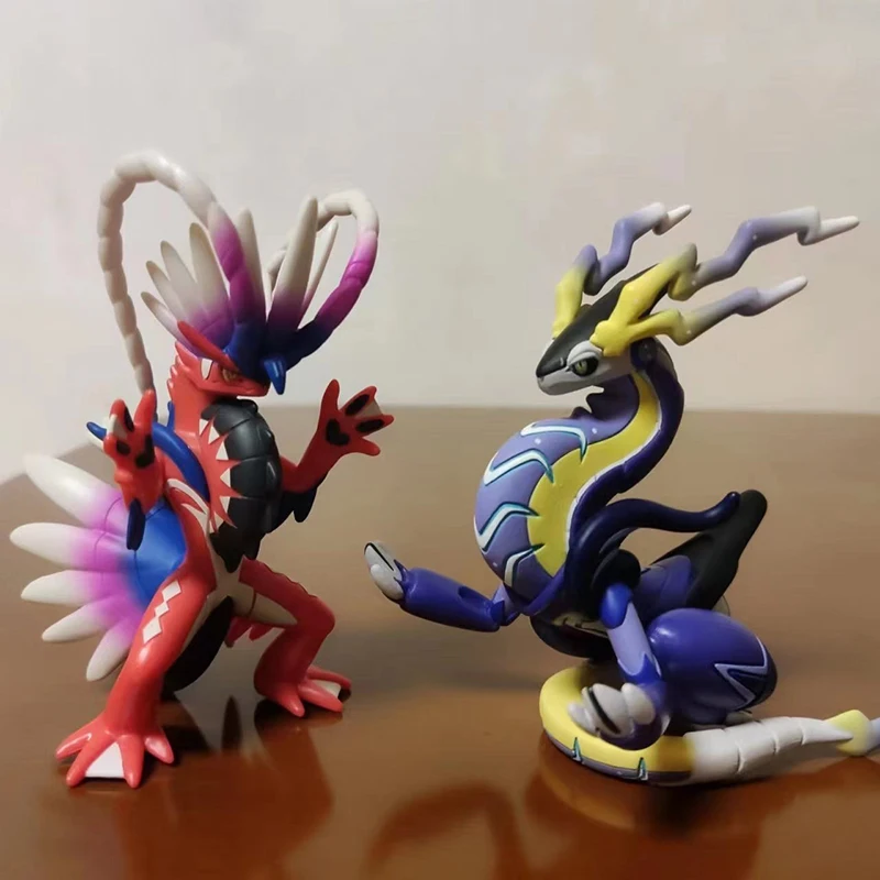

TAKARA TOMY New Genuine Pokemon Figurines Anime Pokémon Scarlet and Violet Koraidon Miraidon Model Toys Kids Gifts ML29 ML30