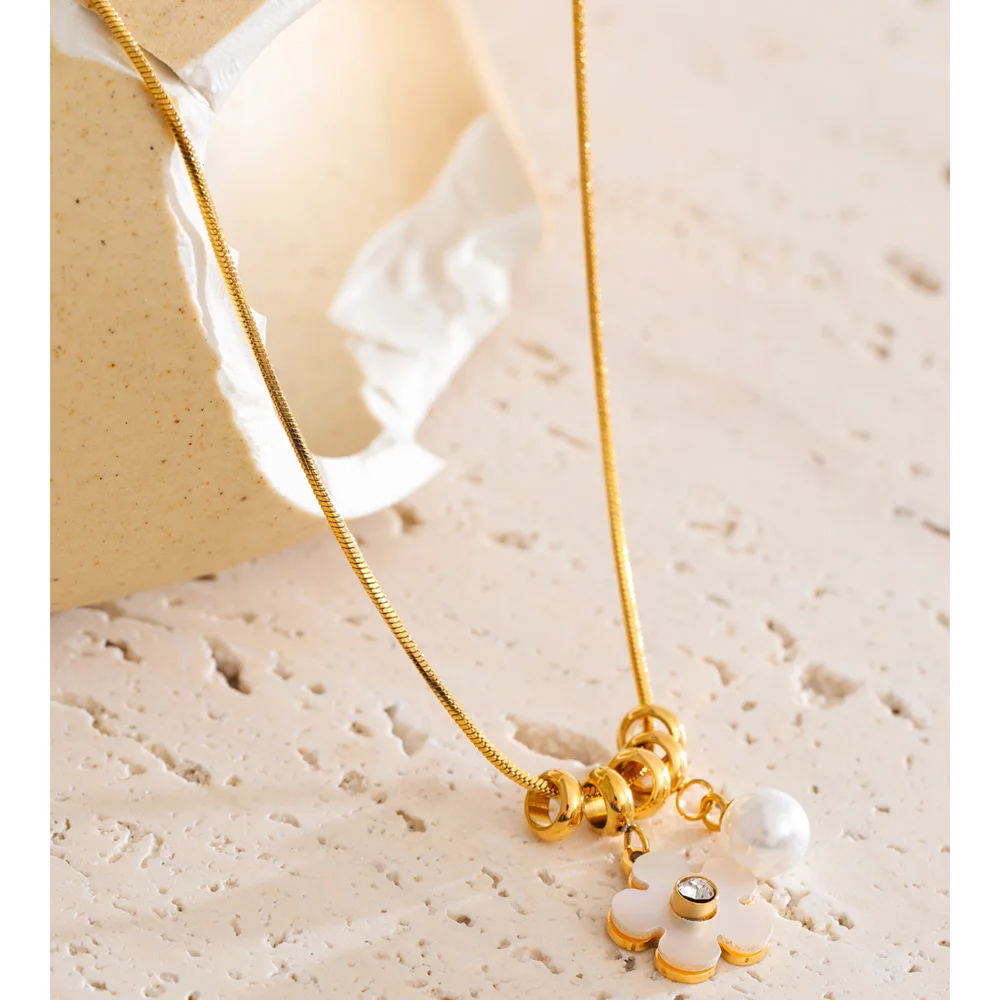Yhpup Korean Style Pendant Necklace for Women