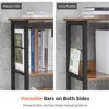 Cube Shelf, Console Table, TV Stand with 6 Storage Cubes, Living Room, Bedroom,13 x 47.2 x 31.5 Inches Industrial Design 6
