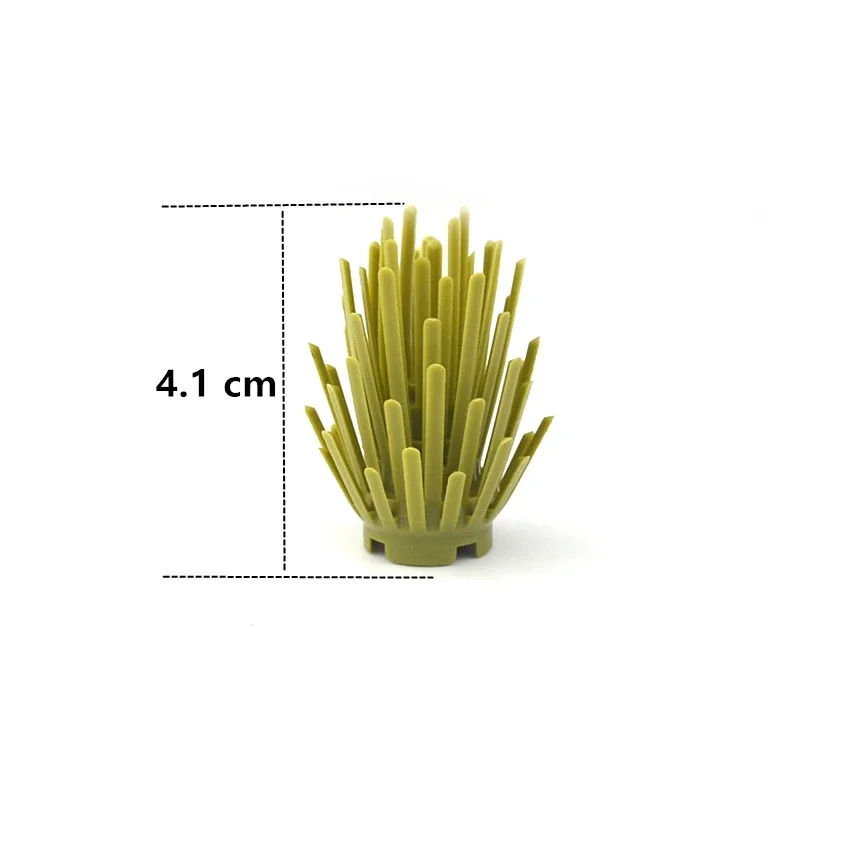 Hot sale City Parts Bush Tree Leaf Flower Green Grass Building Bricks Plants Blocks Figures Accessories Assemble Blocks Parts 4
