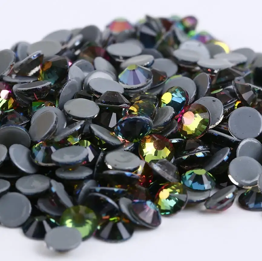 Hot fix rhinestones for nail art sewing fabric decoration 40 colors