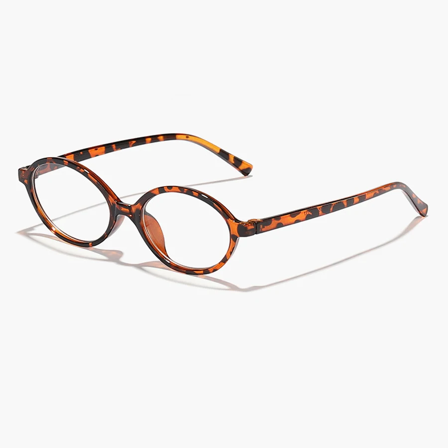 Vintage Retro Style Oval Women's Blue Light Blocking Glasses Frames