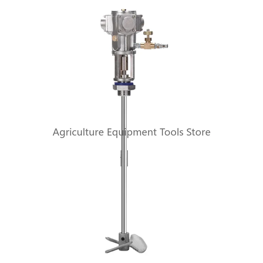 

60L Pneumatic Mixer Air Agitator Air Blender Stirrer Aluminum Alloy Air Mixing Machine 2800RPM 1/8HP 5 Gallon Mixing Equipment