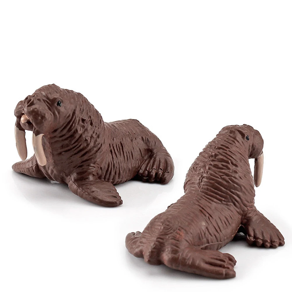 10Pcs Polar Animal Toy Whale Penguin Dolphin Realistic Polar Animal Models Polar Animal Statues Model Set Montessori Animal Toys