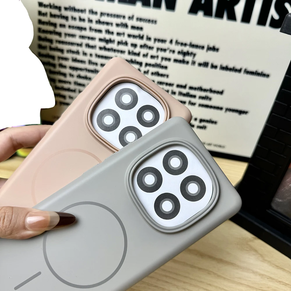 Luxury PC Matte Magnetic Shockproof Hard Phone Case - Ultrathin Design