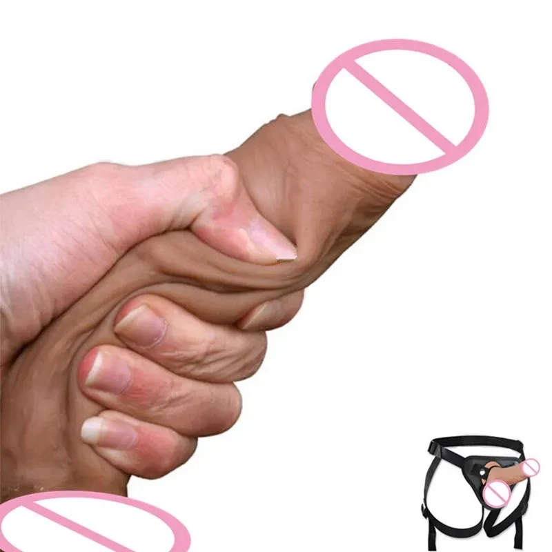 New Soft Silicone Super Realistic Male Artificial Penis Dick Strapon Huge Dildo Suction Cup Adult Sex Toys For Women Masturbator
