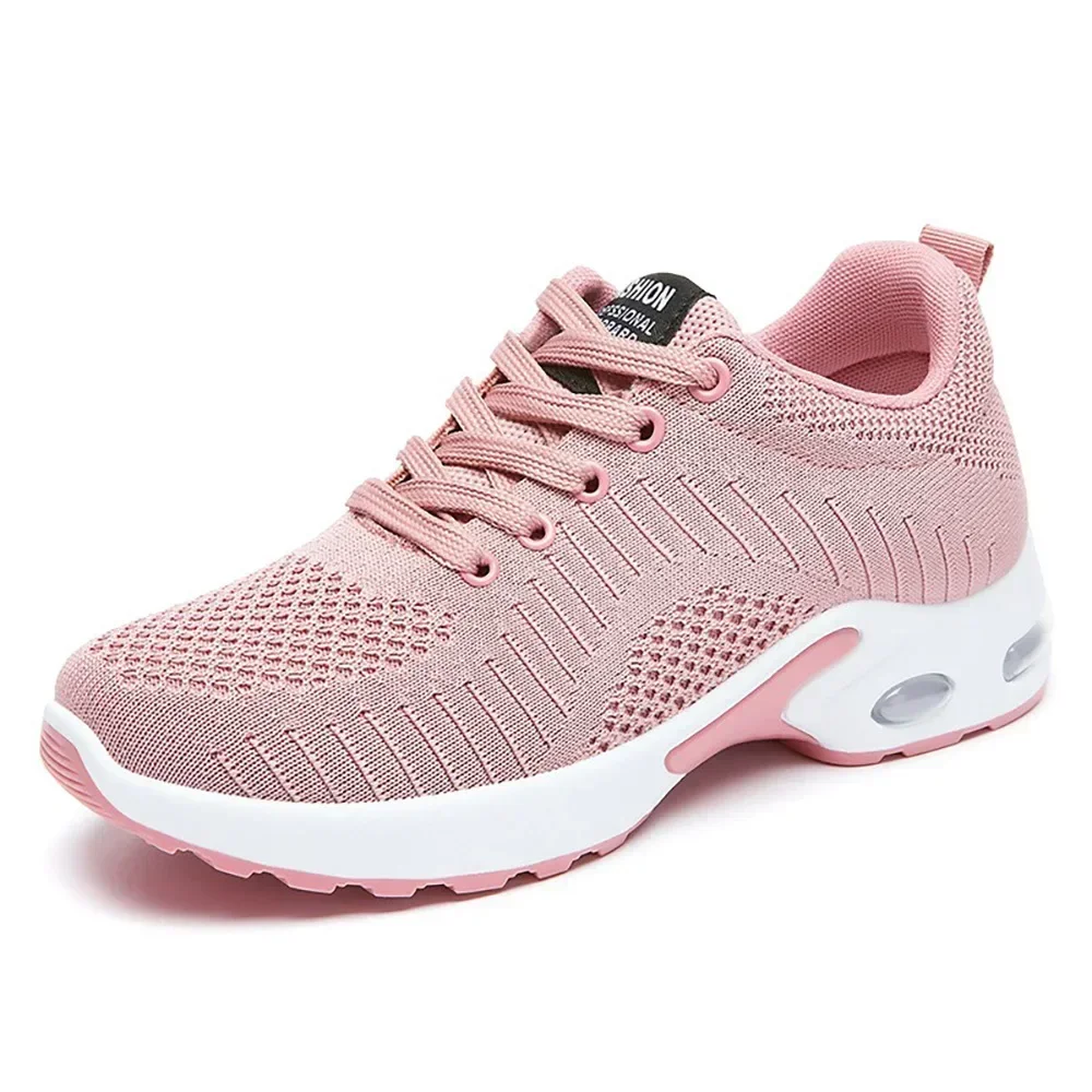 Women's Sports Shoes Spring And Autumn New Mesh Front Strap Comfortable Air Cushion Lightweight Running Shoes Casual Women's Sho 4