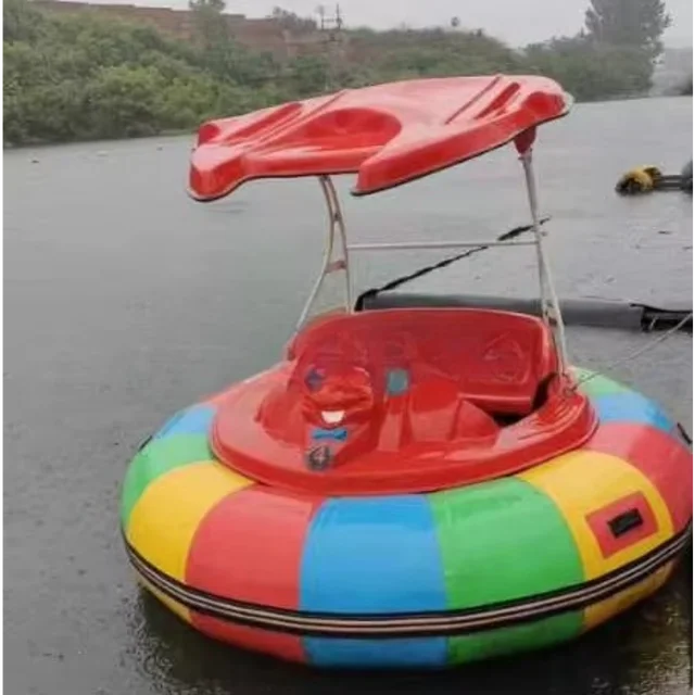 Recreational Boating Bumper Boats Parent-child Entertainment Toys Inflatable Kids Electric Bicycle Swimming Pool Mini Boat 3