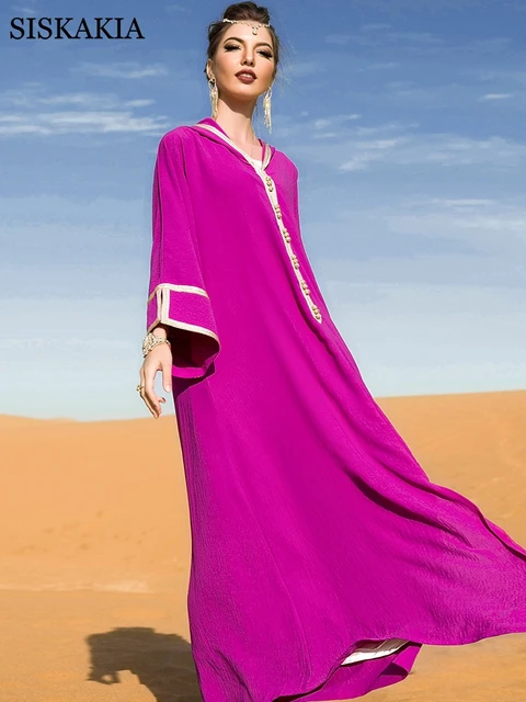 Hooded Dress Robe Turkey Femme Muslim Fashion Abaya Dubai 2022 Dress For Women Moroccan Kaftan Islamic Jalabiya Eidbiya Eid 2022 3