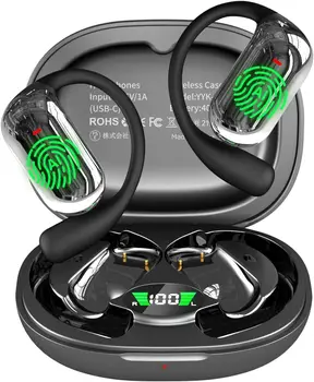 Ai Translation Earbuds Real Time 144 Languages English Spanish Translator Headphones, Open Ear Wireless Earphones Perfect for Travel 1