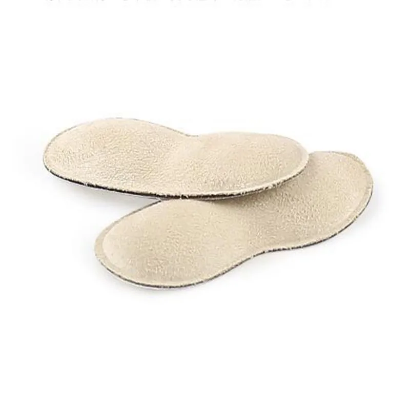 Thickened Suede Shoe Insert Anti Slip Cushion Pads Protector Heels Rubbing Half yard Heel Shoes Insole Grips Unisex 2pcs = 1pair