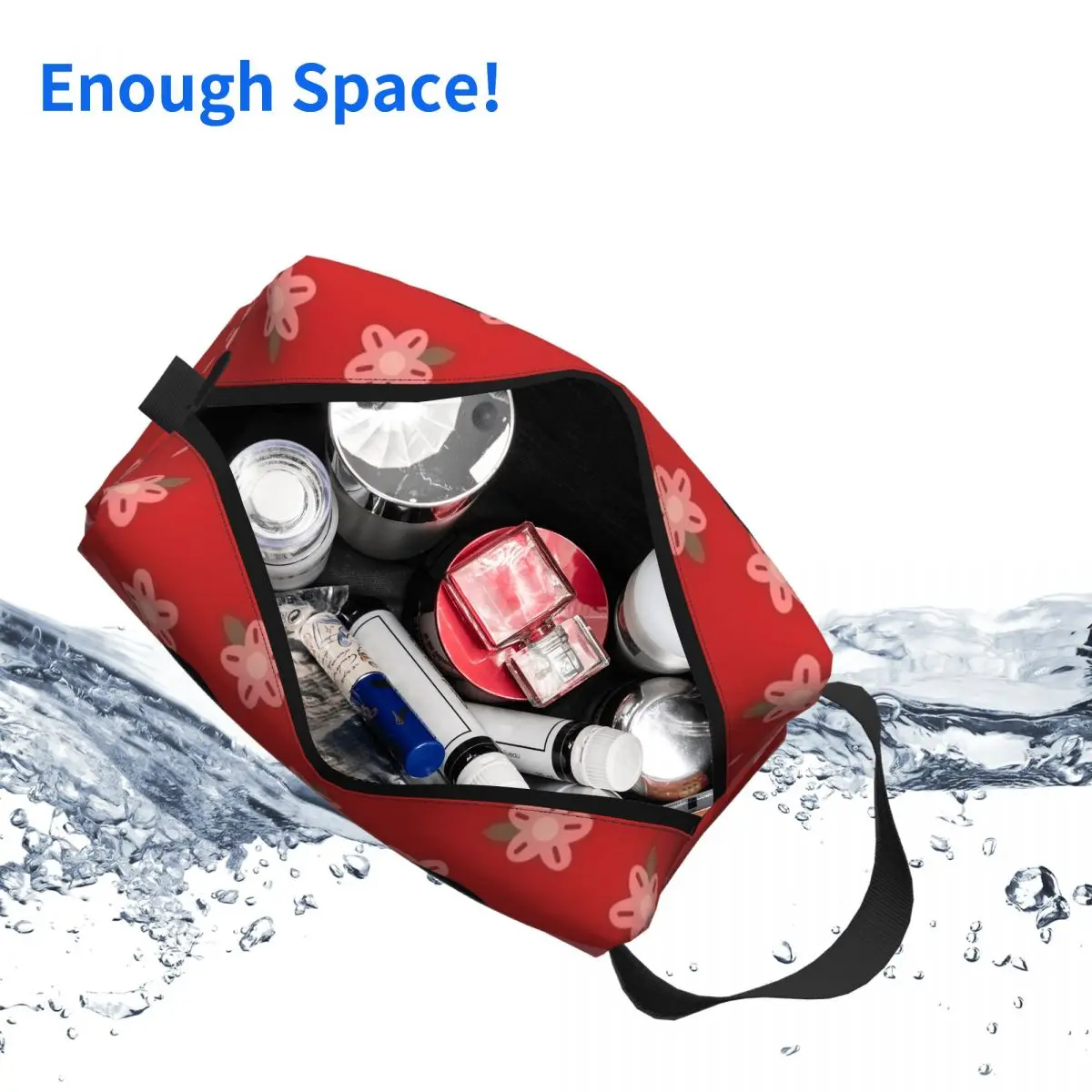 Custom Cartoon Anima Pucca Toiletry Bag Women Cosmetic Makeup Organizer Lady Beauty Storage Dopp Kit Case 5