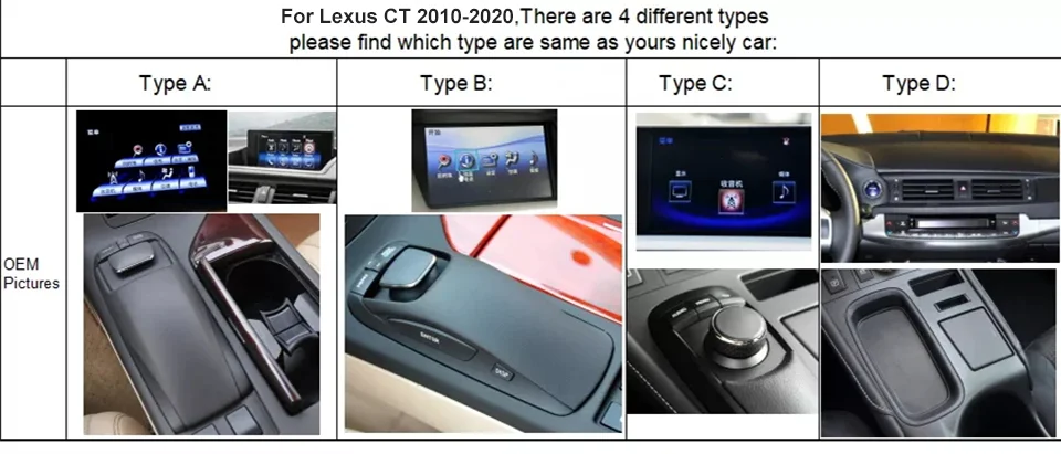 Android 13 Qualcomm 8+128G For Lexus CT CT200 CT200h 2010-2020 Auto Carplay Car