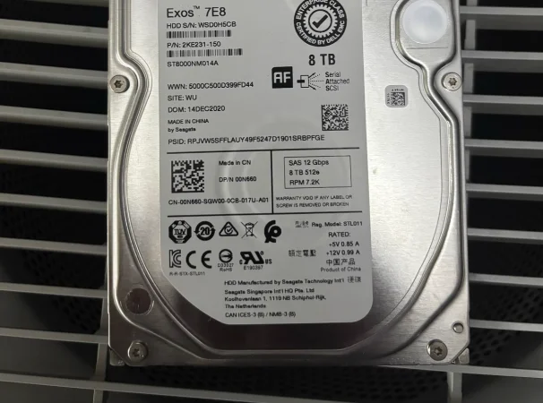 For ST8000NM014A 00N660 0N660 8T 7 2K 3 5 SAS 12Gb 8TB hard drive