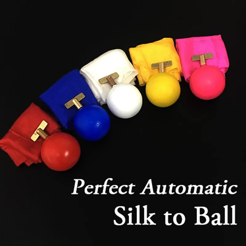 

Perfect Automatic Silk to Ball 3.0 (5 Colors For Choice) Stage Magic Tricks Magician Balls Illusion Gimmick Props Metalism