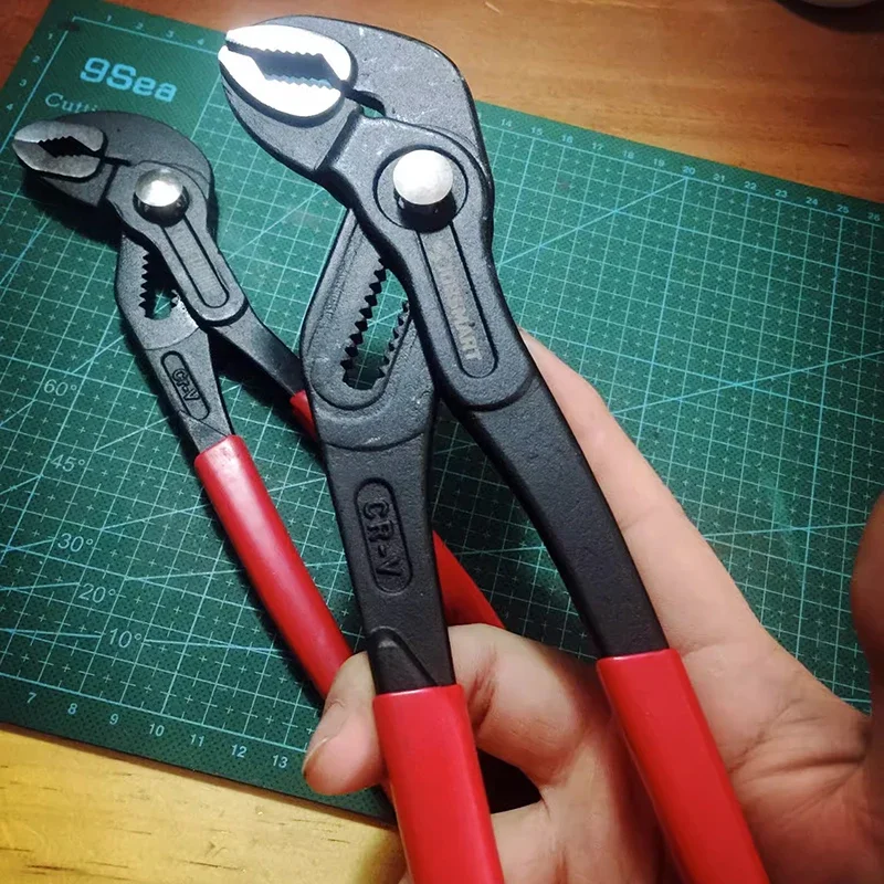 

Multi-function Pump Pliers Electrician Plumber Professional Work Tools Accessory Plumbing Hand Tool Pipe Wrench Flat-nose Plier