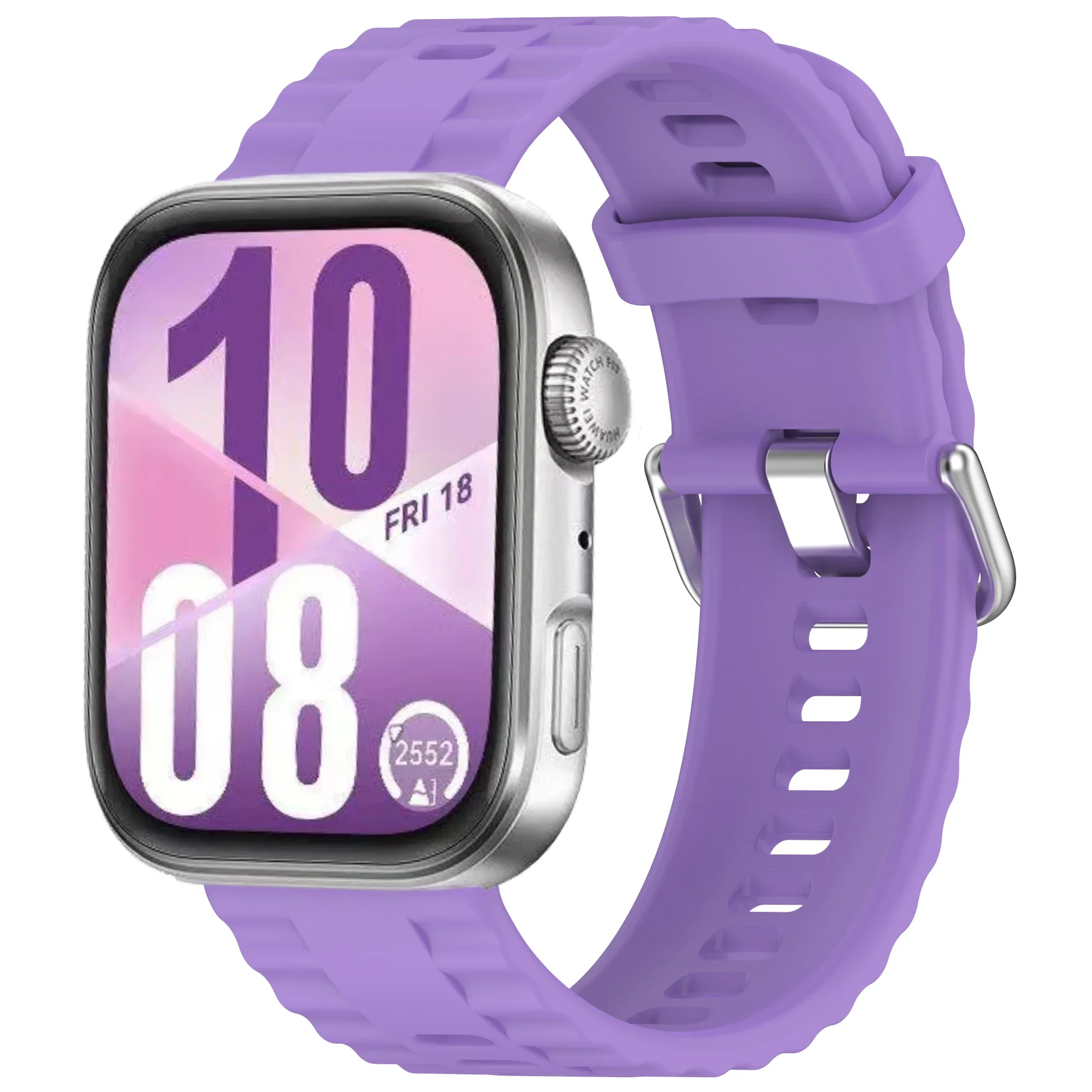 Enhanced Silicone Strap for Sports Smartwatch Replacement Wristband