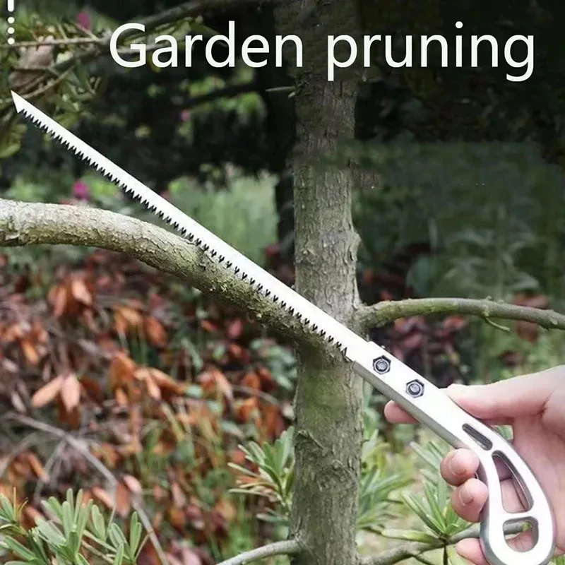 Outdoor Handsaw Steel Saw SK5 Woodworking cutter Wooden Handle Mini home Saw Tree Branch Pruning Multifunction saw tools 6