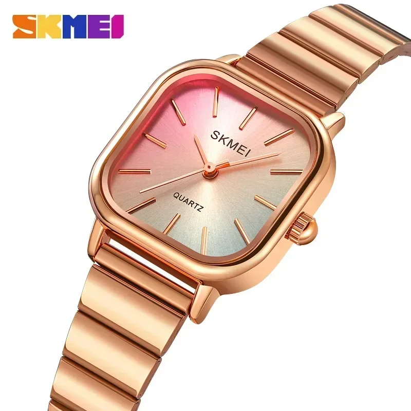 

SKMEI 2190 For Ladies Female Girl Women Watches Waterproof Clock reloj mujer Luxury Stainless Steel Strap Quartz Wristwatch