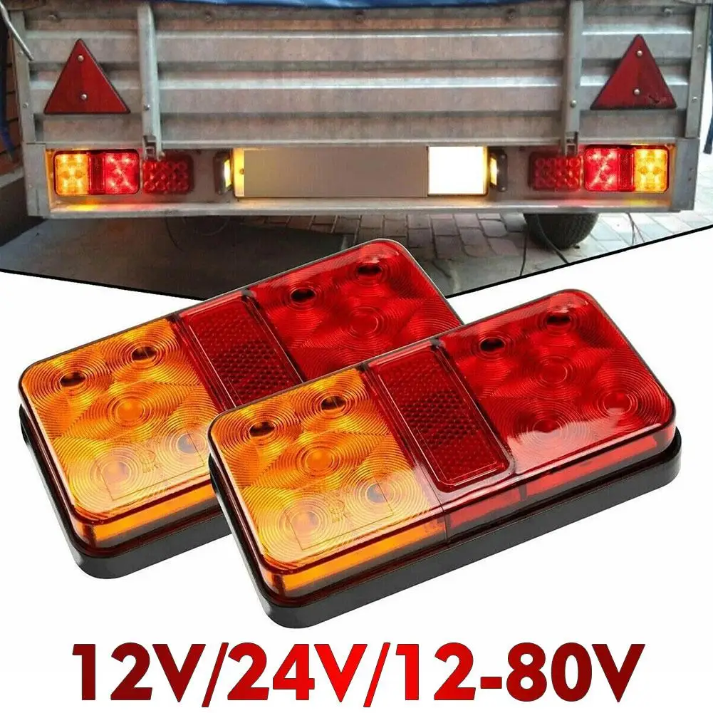 2Pcs 12V-24V Truck Side Marker Light Led Trailer Lights Riflettore Van Luci Di Ingombro Per Scania Per Daf Truck Per Rimorchio T1F5