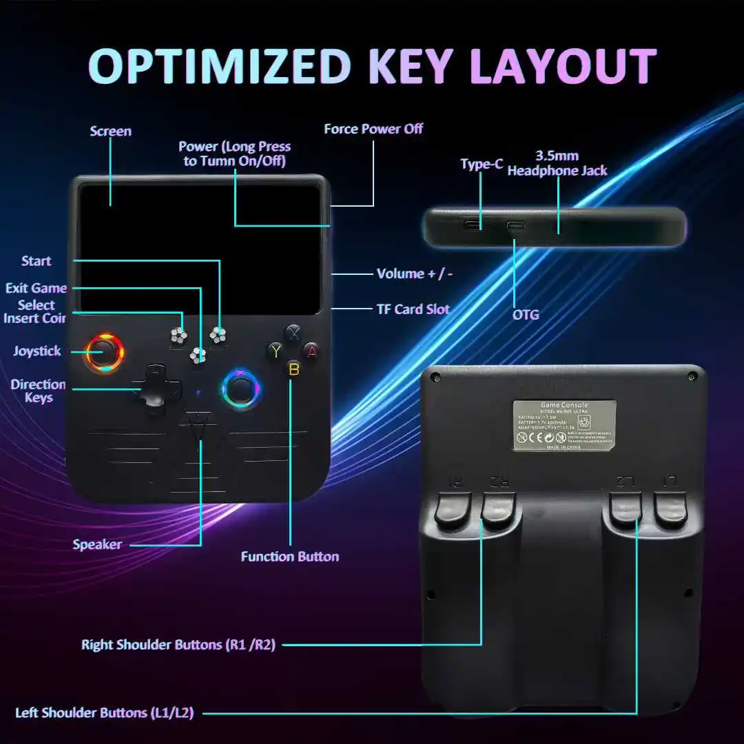 Retro Game Console Handheld With Linux System And Ips Screen_voghion.com