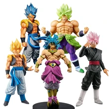 

Dragon Ball Super Anime Figure Goku Vegeta Broly Super Saiyan Blue Rose Collectible Model Doll Figurine Decoration Toy Gift Kids