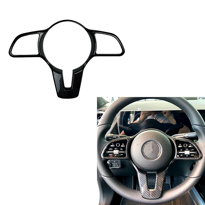 

Панель рулевого колеса из углеродного волокна для Mercedes Benz a B C E G CLA GLB Class W177 W247 W205 W213 C118 W118